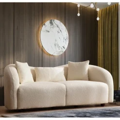Lisbon (190 x 76 x 91 cm) Creme 2-sitssoffa