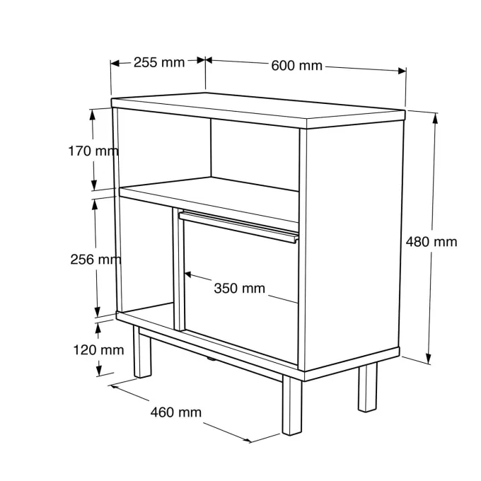 Lofoten Sideboard Ljus Valnöt