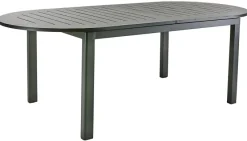 Lomma Elipse 220-280x110 cm Utebord Svart
