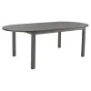 Lomma Matbord Elipse 220-280x110 cm Antracit