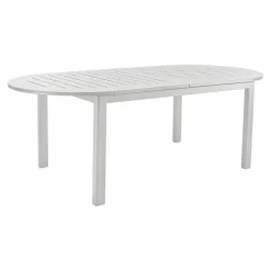Lomma Matbord Elipse 220-280x110 cm Light Grey