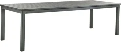 Lomma XL 260-380x100 cm Utebord Antracit