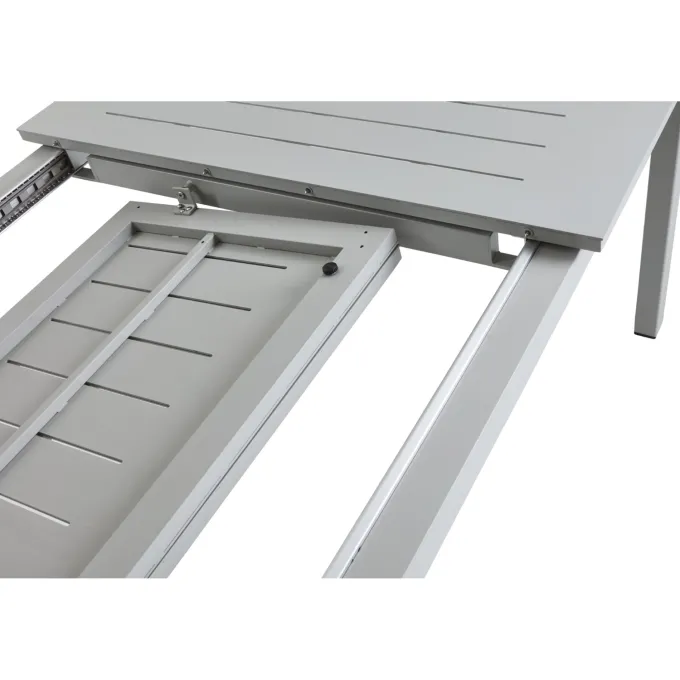 Lomma XL 260-380x100 cm Utebord Light Grey