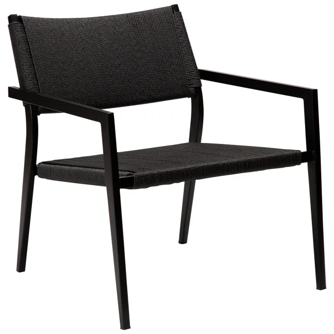 Loop Loungefåtölj Black