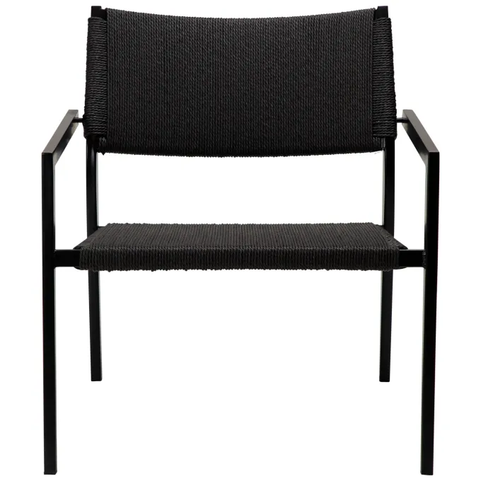 Loop Loungefåtölj Black