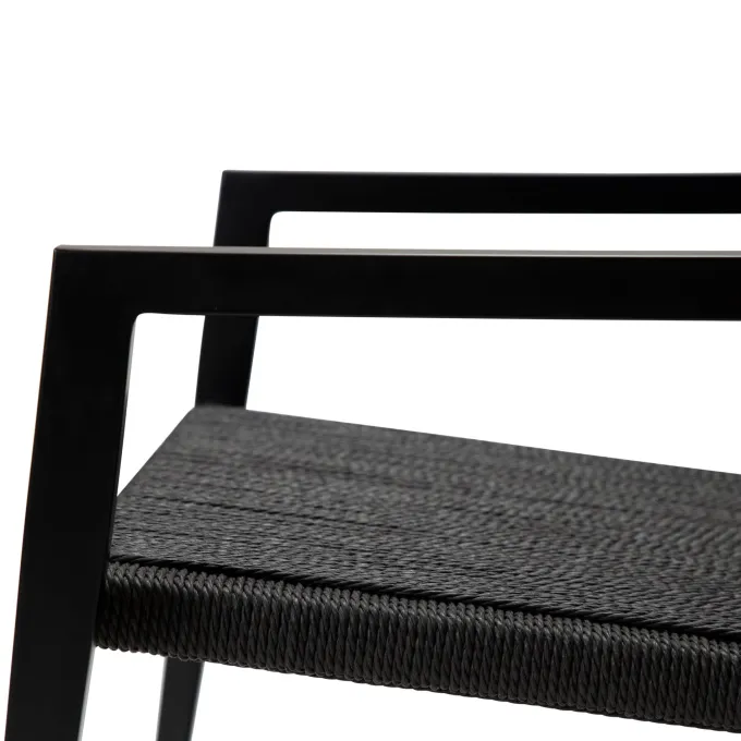 Loop Loungefåtölj Black
