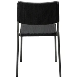 Loop Stol Black, Antiquet Brass