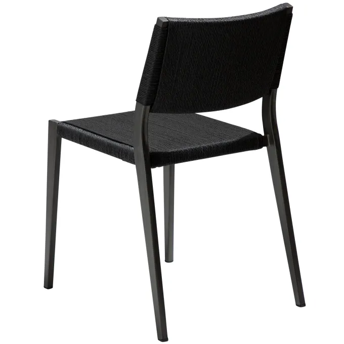 Loop Stol Black, Antiquet Brass