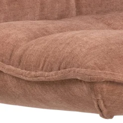 Loos Loungefåtölj Danny tyg Rosenträ