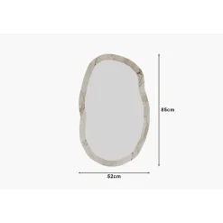 Lossa W (52 x 86 x 2,2 cm) Efesos-marmor Spegel