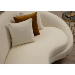Luanda (255 x 85 x 120 cm) 3-sitssoffa Creme