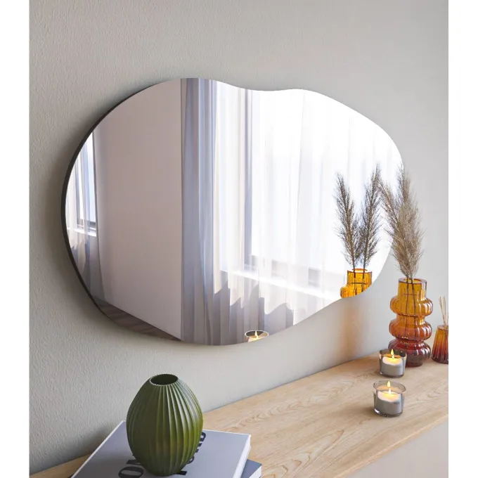 Luanda (52 x 89 x 2,2 cm) Svart Spegel
