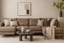 Luciana U-Soffa Höger Vogue Taupe