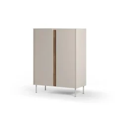 Lucile (90 x 120,4 x 40,5 cm) Sideboard Sandsten naturlig ek