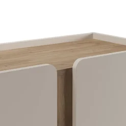 Lucile (90 x 120,4 x 40,5 cm) Sideboard Sandsten naturlig ek