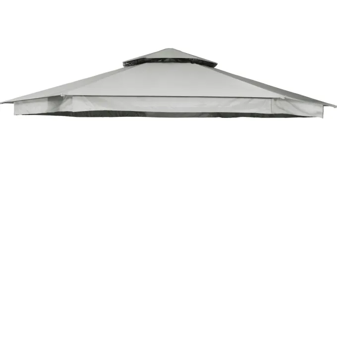 Luxor Paviljongtak Ø400 cm Grå