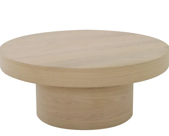 Lynor Soffbord 98 cm Vitpigmenterad Ek