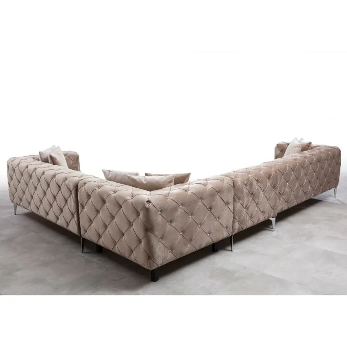 Lyon Beige Hörnsoffa