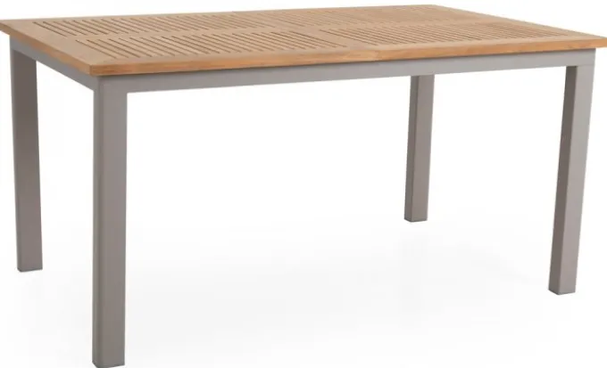 Lyon Bord 92x152-210 cm Khaki/Teak