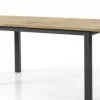 Lyon Bord 92x152-210 cm Svart/Teak
