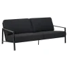 Lyra 2,5-sits Soffa 193x99 cm Svart/Teddy Black