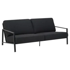 Lyra 2,5-sits Soffa 193x99 cm Svart/Teddy Black