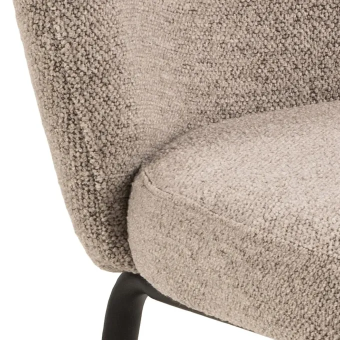 Macon Matstol Monza tyg Beige