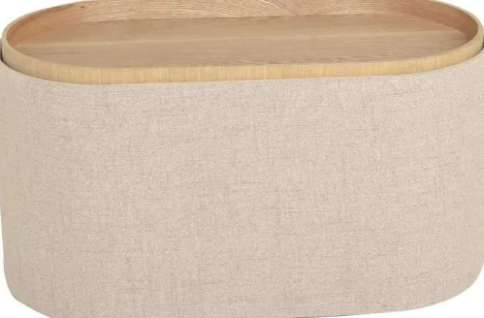 Maiko Sittpuff/Sidobord Beige