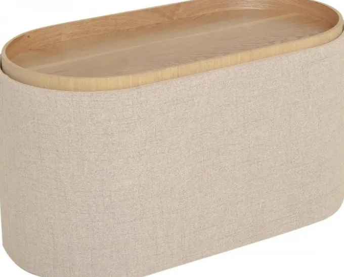 Maiko Sittpuff/Sidobord Beige