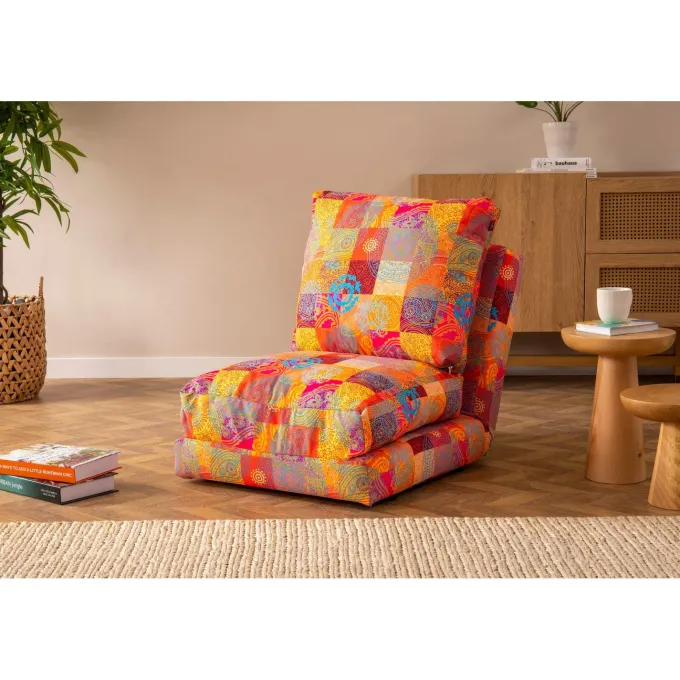 Majuro 1 (29 x 125 x 63 cm) Flerfärgad 1-sits bäddsoffa