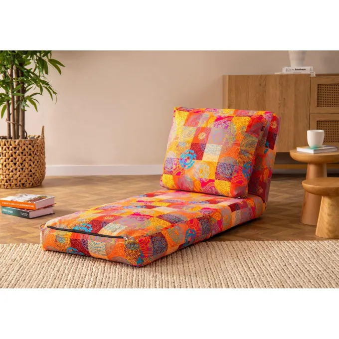 Majuro 1 (29 x 125 x 63 cm) Flerfärgad 1-sits bäddsoffa