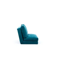 Malabo (32 x 127 x 120 cm) 2-sits bäddsoffa Petroleumgrön