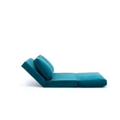 Malabo (32 x 127 x 120 cm) 2-sits bäddsoffa Petroleumgrön