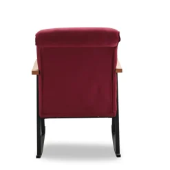 Manila (H 96 cm) Gungstol Vinröd