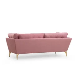 Maputo (214 x 90 x 84 cm) 3-sitssoffa Dusty Rose