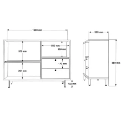 Maputo Sideboard Ek Vit
