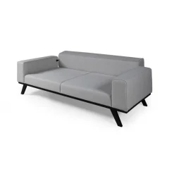 Maputo 3-sits (222 x 92 x 77 cm) 3-sits bäddsoffa Ljusgrå