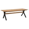 Mark Matbord 230x95 cm Teak/Svart