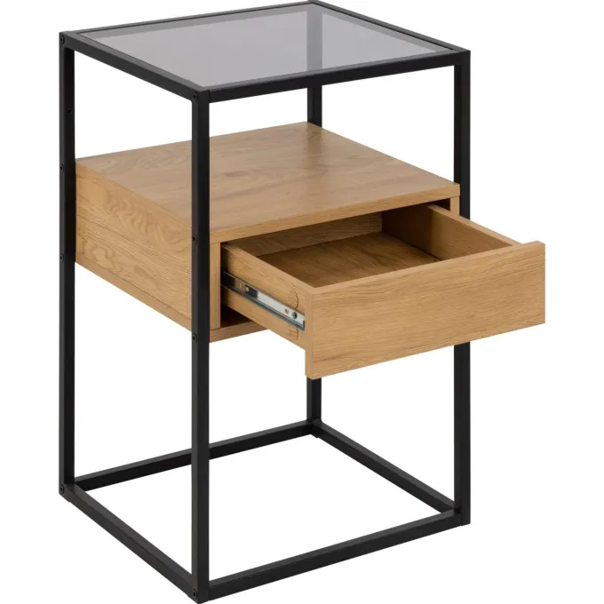 Massy Sängbord 60x40x35 cm Vild Ek