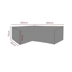 Möbelskydd till HörnSoffa Andas 350/200x80x70 cm