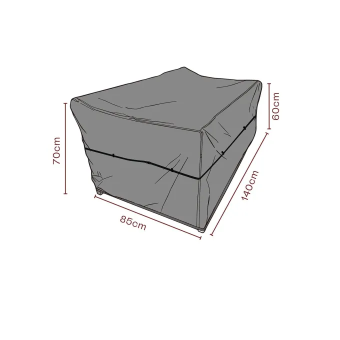 Möbelskydd till Soffa Svart 210x95x80 cm Andas