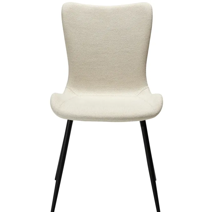 Medusa Stol Simply Beige Bouclé, Black