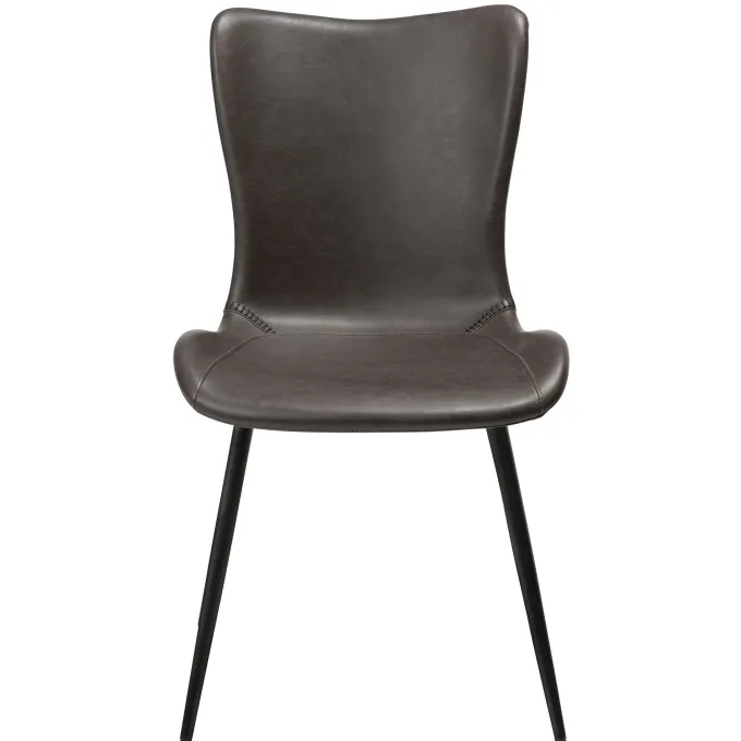 Medusa Stol Vintage Grey Art.Leather, Black