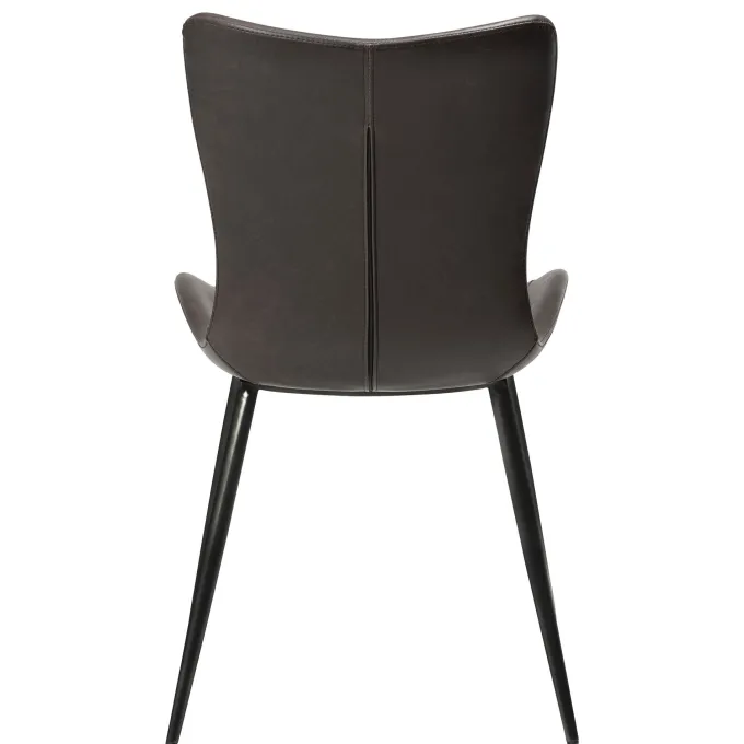 Medusa Stol Vintage Grey Art.Leather, Black