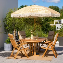 Melbourne bord 190-240 cm Teak