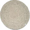 Merino Rund Matta Naturbeige