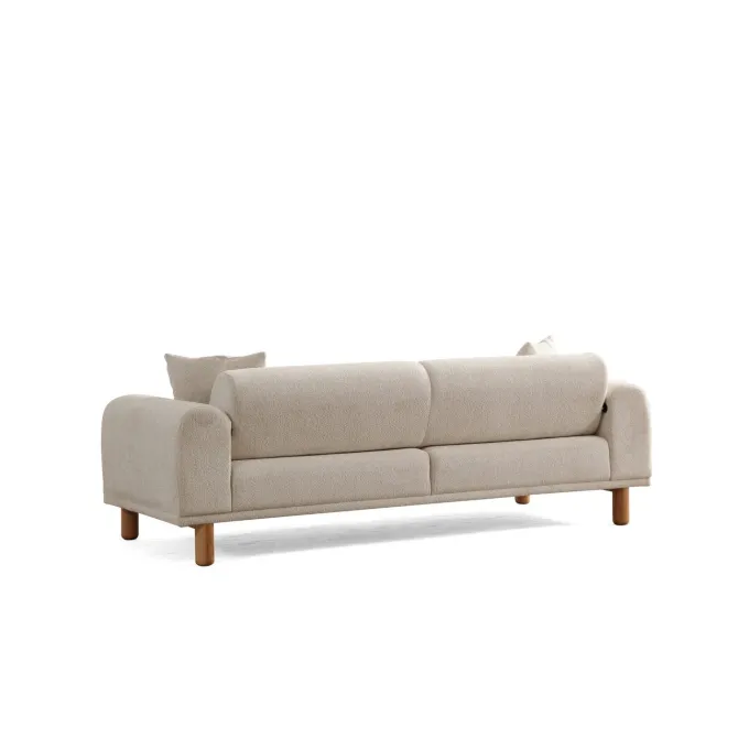 Mia 3-sits bäddsoffa Creme