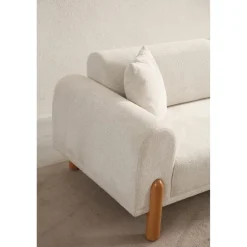 Mia 3-sits bäddsoffa Creme
