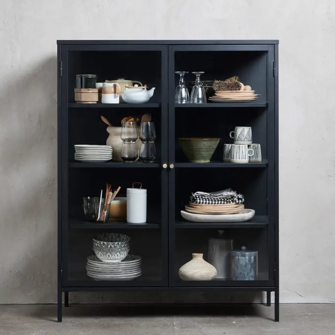 Milano Skåp 140 cm svart