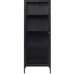 Milano Skåp 160 cm svart Glas